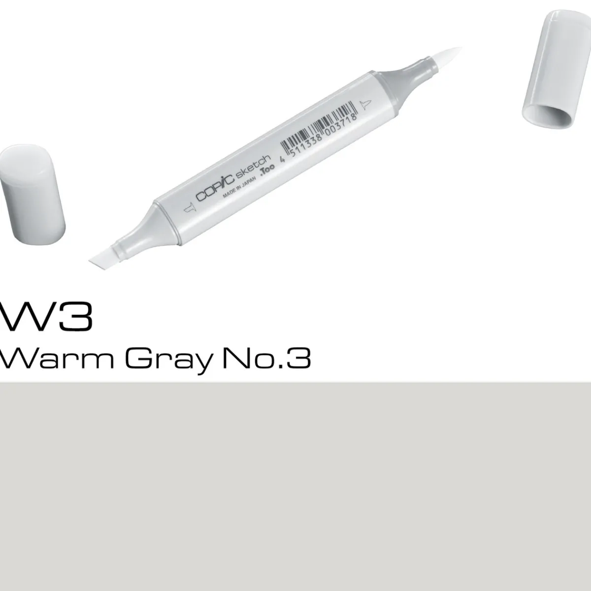 Copic Sketch W3 Warm Gray | Tuschpennor & Markers