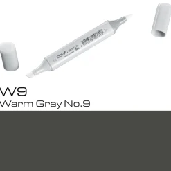 Copic Sketch W9 Warm Gray | Tuschpennor & Markers