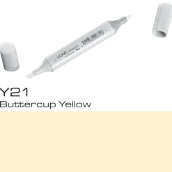 Copic Sketch Y21 Butterc. Yell | Tuschpennor & Markers