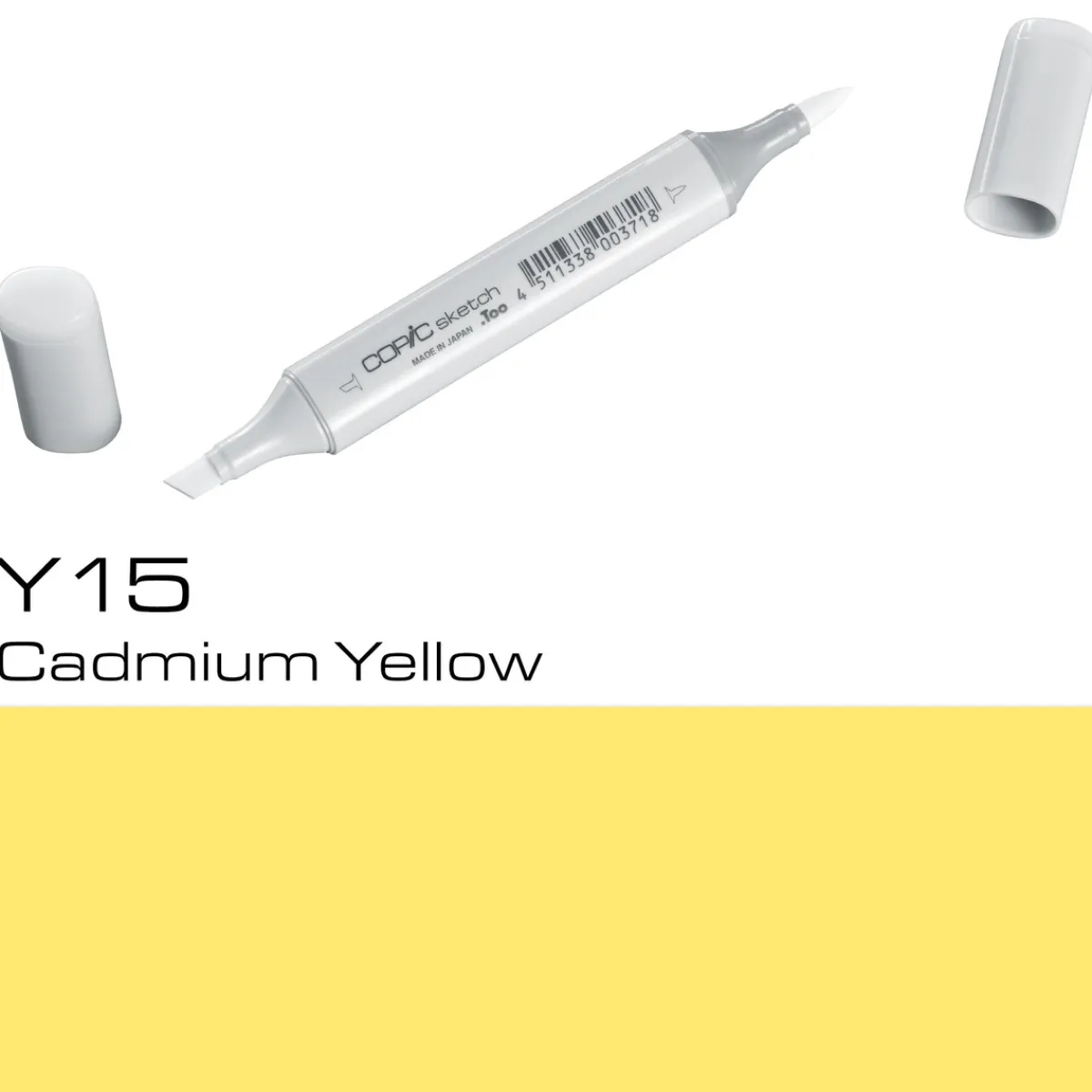 Copic Sketch Y15 Cadm. Yellow | Tuschpennor & Markers
