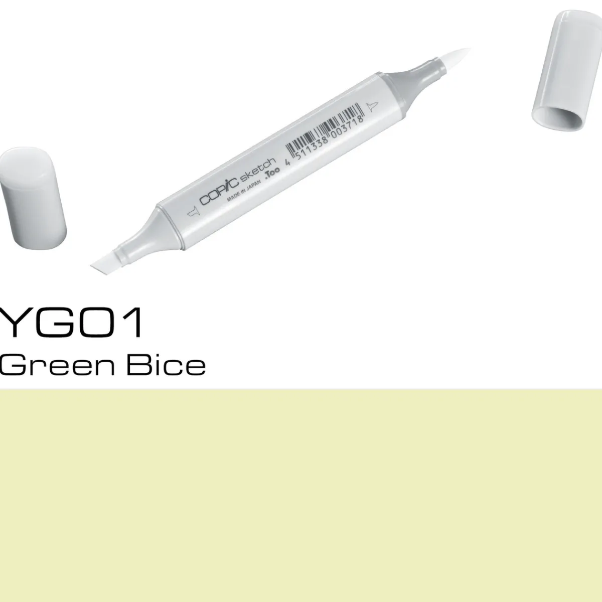 Copic Sketch YG01 Green Bice | Tuschpennor & Markers