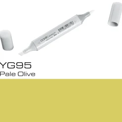Copic Sketch YG95 Pale Olive | Tuschpennor & Markers
