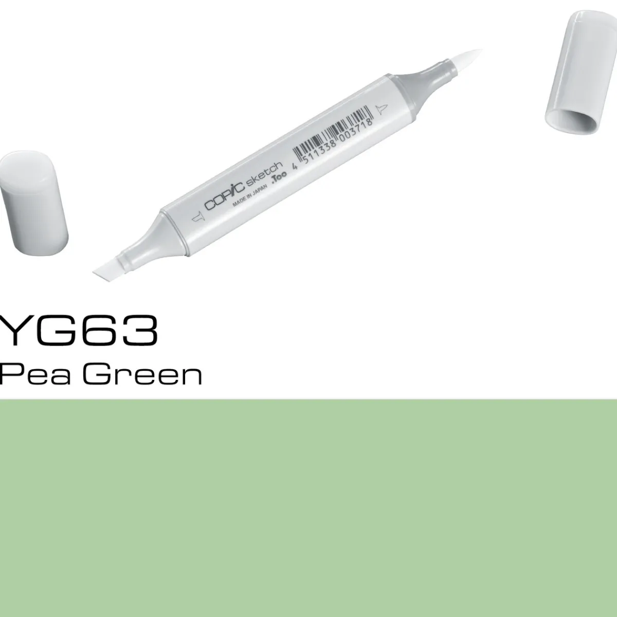 Copic Sketch YG63 Pea Green | Tuschpennor & Markers