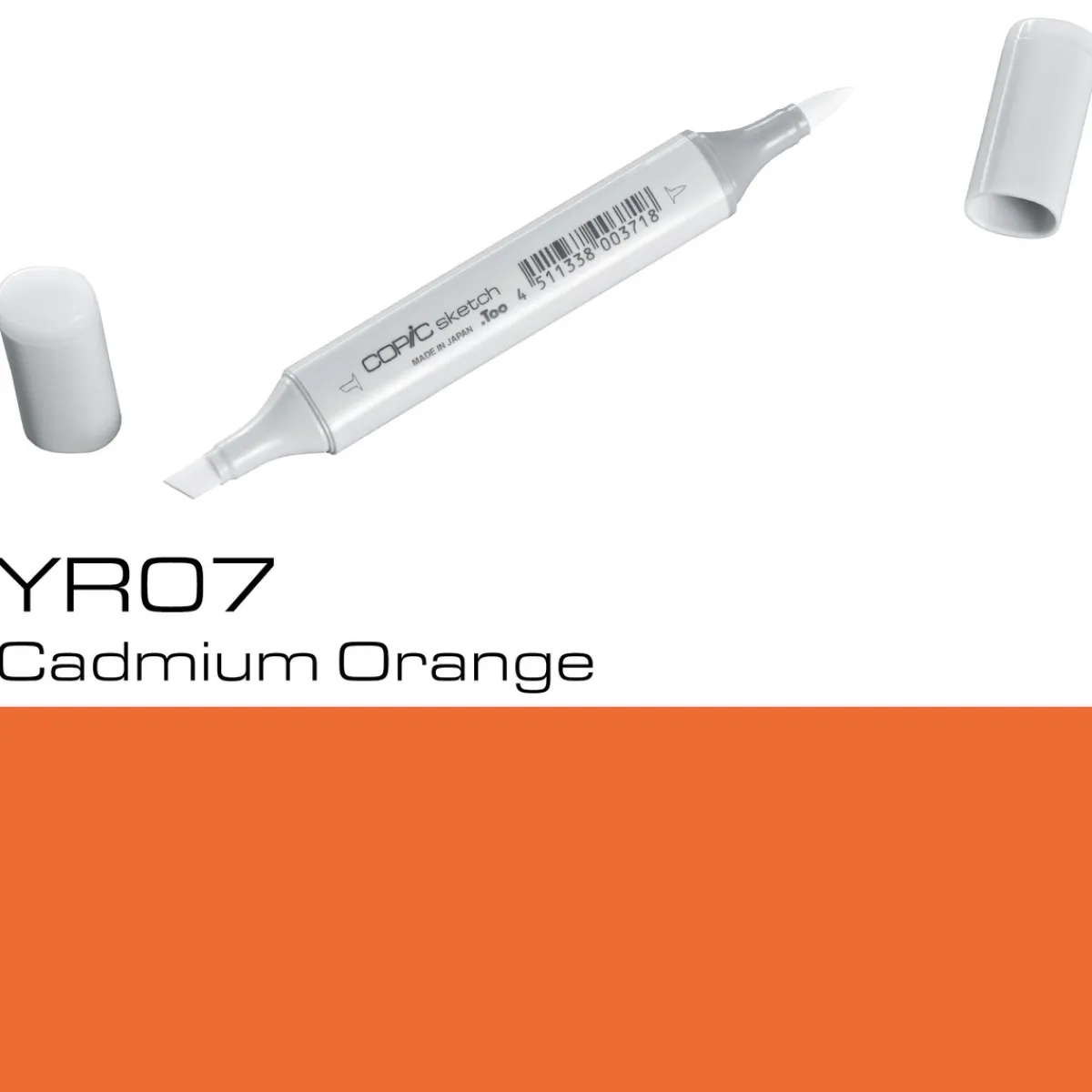 Copic Sketch YR07 Cadm. Orange | Tuschpennor & Markers