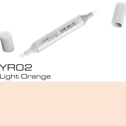 Copic Sketch YR02 Lgt Orange | Tuschpennor & Markers