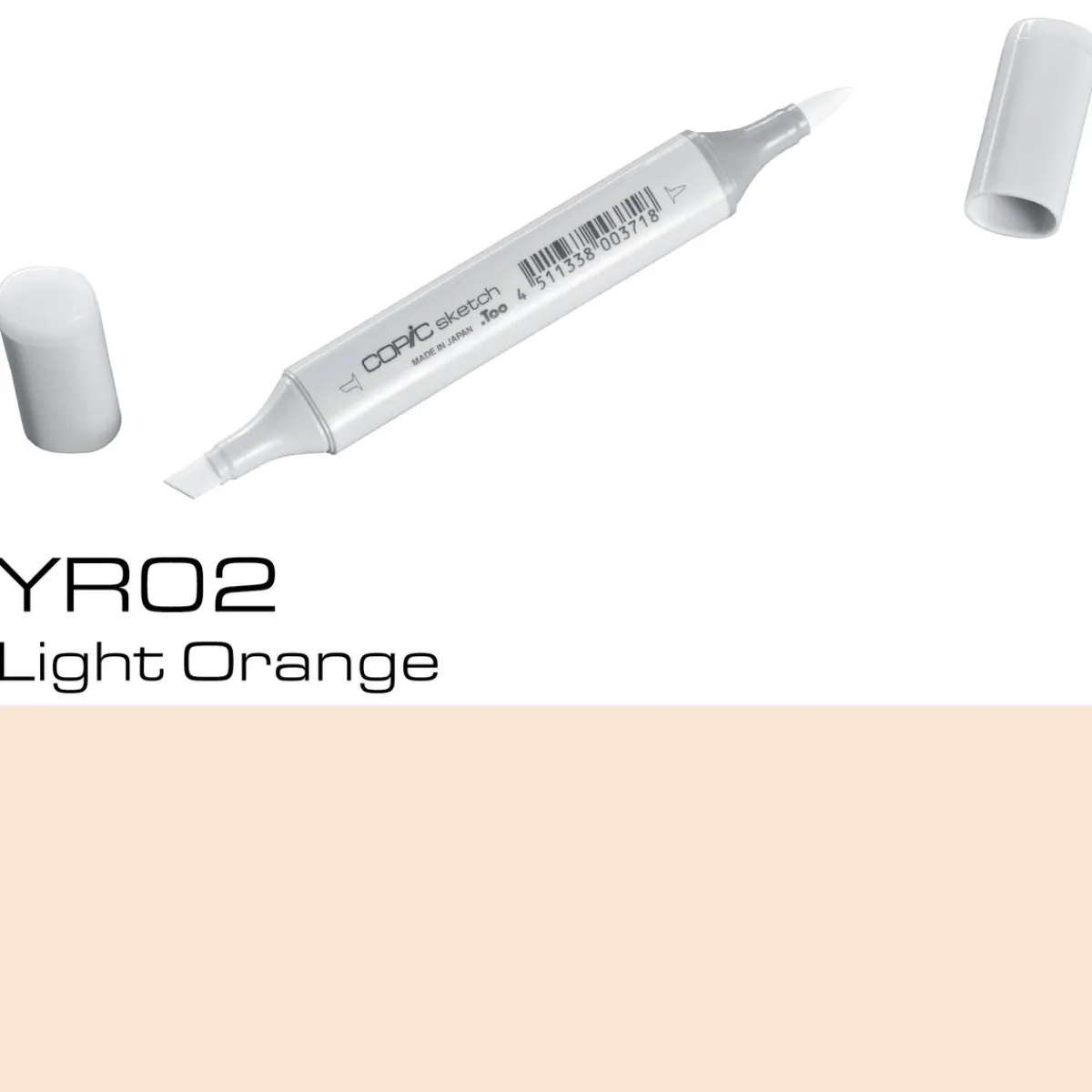 Copic Sketch YR02 Lgt Orange | Tuschpennor & Markers