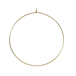Panduro Jewellery Creolringar Ø40 mm 5 par guldfärgade
