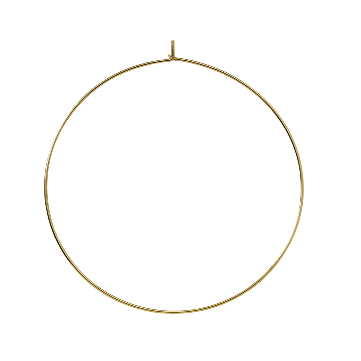 Panduro Jewellery Creolringar Ø40 mm 5 par guldfärgade