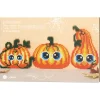 Panduro Iron Beads Cute Pumpkins by Anja Takacs, pärla 3 söta pumpor till halloween, H. 18–25,5 cm | Barn Rörpärlor Midi