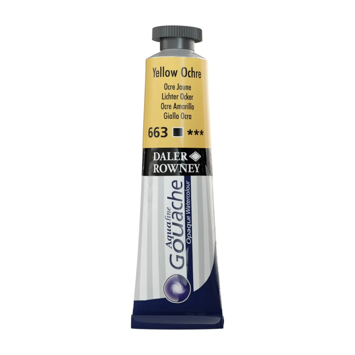 Daler-Rowney Aquafine Gouache 15 ml Yellow Ochre 663 | Gouachefärger