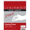 Daler-Rowney Drawing Paper ritblock A5 (148×210 mm), 50 ark, 160 g/m² | Block