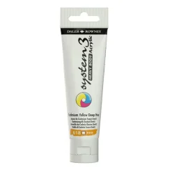 System 3 Daler-Rowney System3 Heavy Body akrylfärg 59 ml – Cadmium Yellow Deep Hue 618