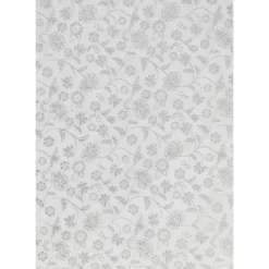 PANTONE Dekorark silverslingor vit 5p