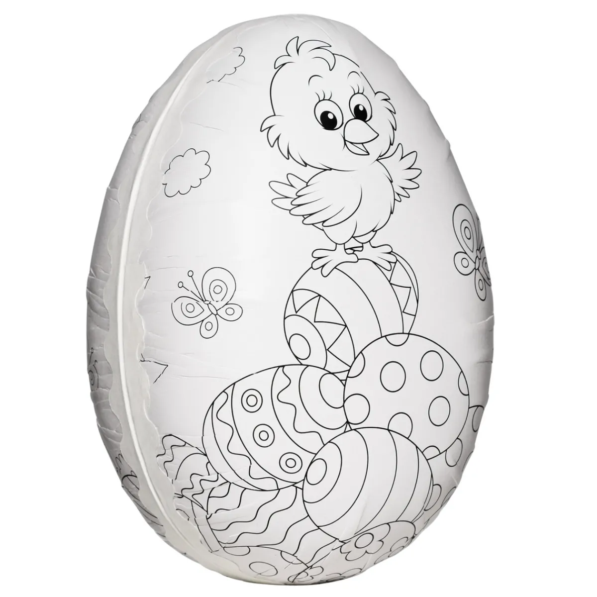 Panduro Hobby Delbart påskägg 15 cm kyckling | Dekorägg & Tillbehör