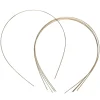 Panduro Jewellery Diademstommar, diadem av guldfärgad metall, 5-pack. 13×15 cm