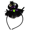 Barn Amscan Diadem till halloween med glittrande spindel – barnstorlek