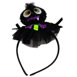 Barn Amscan Diadem till halloween med glittrande spindel – barnstorlek