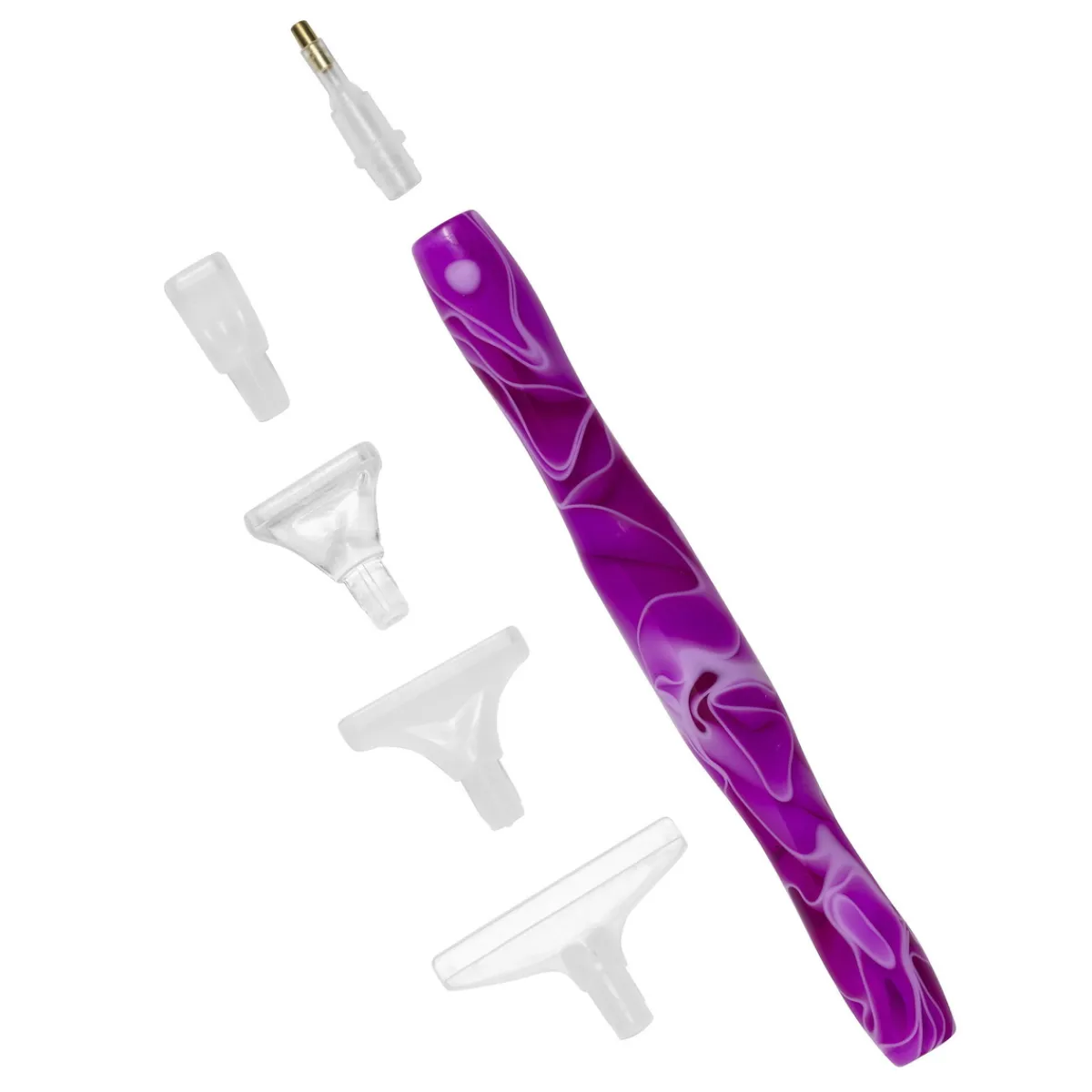 Panduro Hobby Diamond painting penna / applikator i ergonomiskt utförande samt 4 verktyg | Diamond Painting