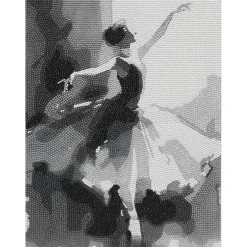 Panduro Hobby Diamond Painting prima ballerina, 30×40 cm väv + pärlor, silikon & pincett | Diamond Painting