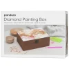 Panduro Hobby Diamond Painting träskrin, dekorera en vacker ask av trä, 20×15×8 cm | Diamond Painting