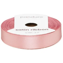 Panduro Hobby Dimrosa satinband – 12 mm brett och 8 meter långt