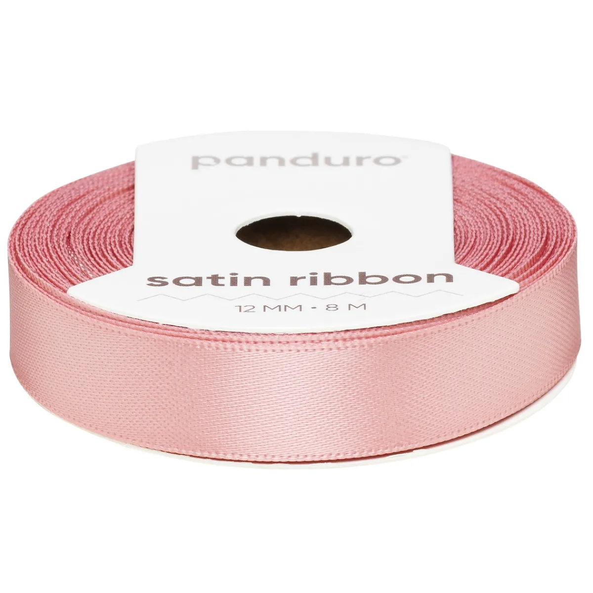 Panduro Hobby Dimrosa satinband – 12 mm brett och 8 meter långt