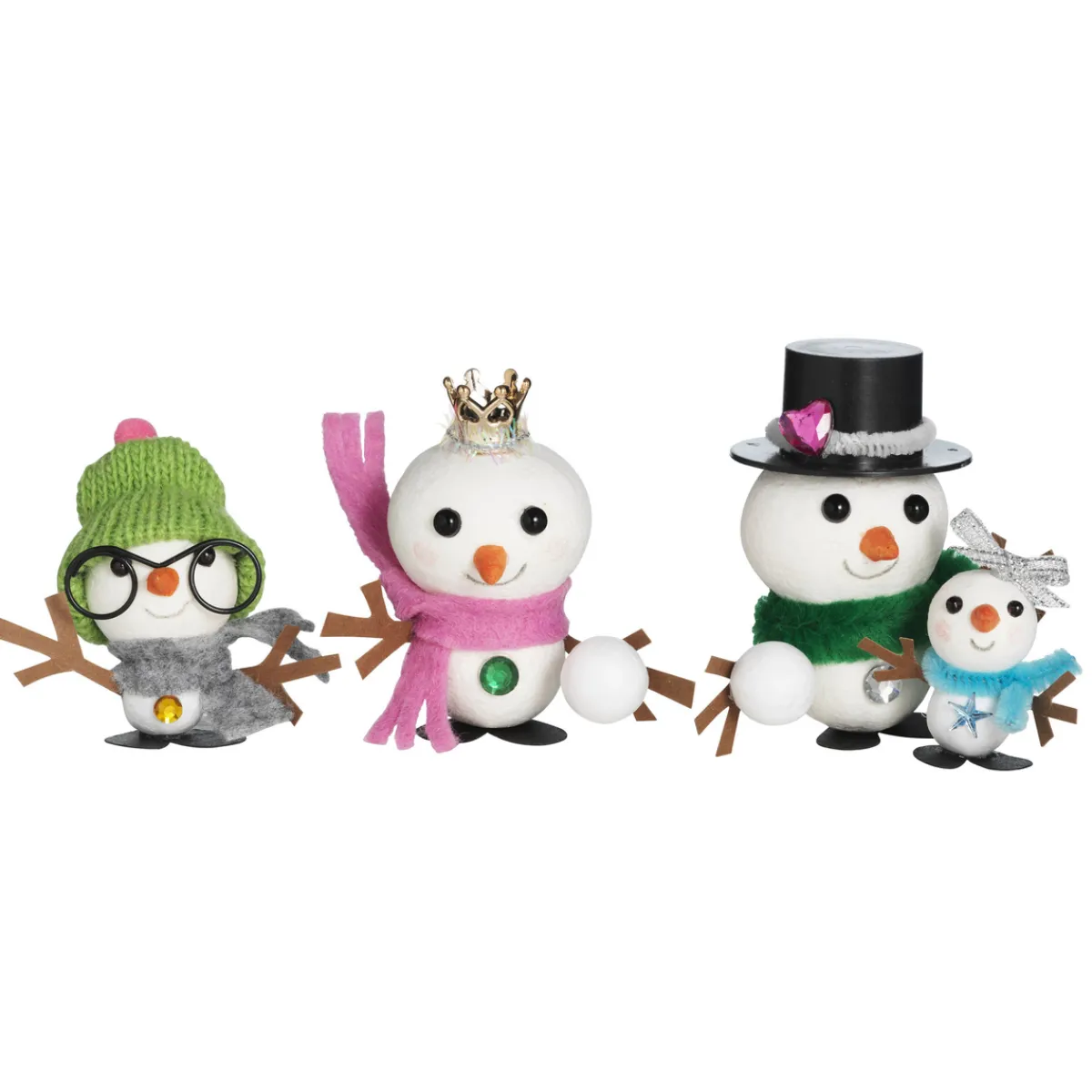 Panduro Hobby DIY-kit Cheery Snowman Family | Barn Jul
