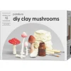 Panduro Hobby DIY-kit Clay Mushrooms material för upp till 10 dekorationssvampar i lera