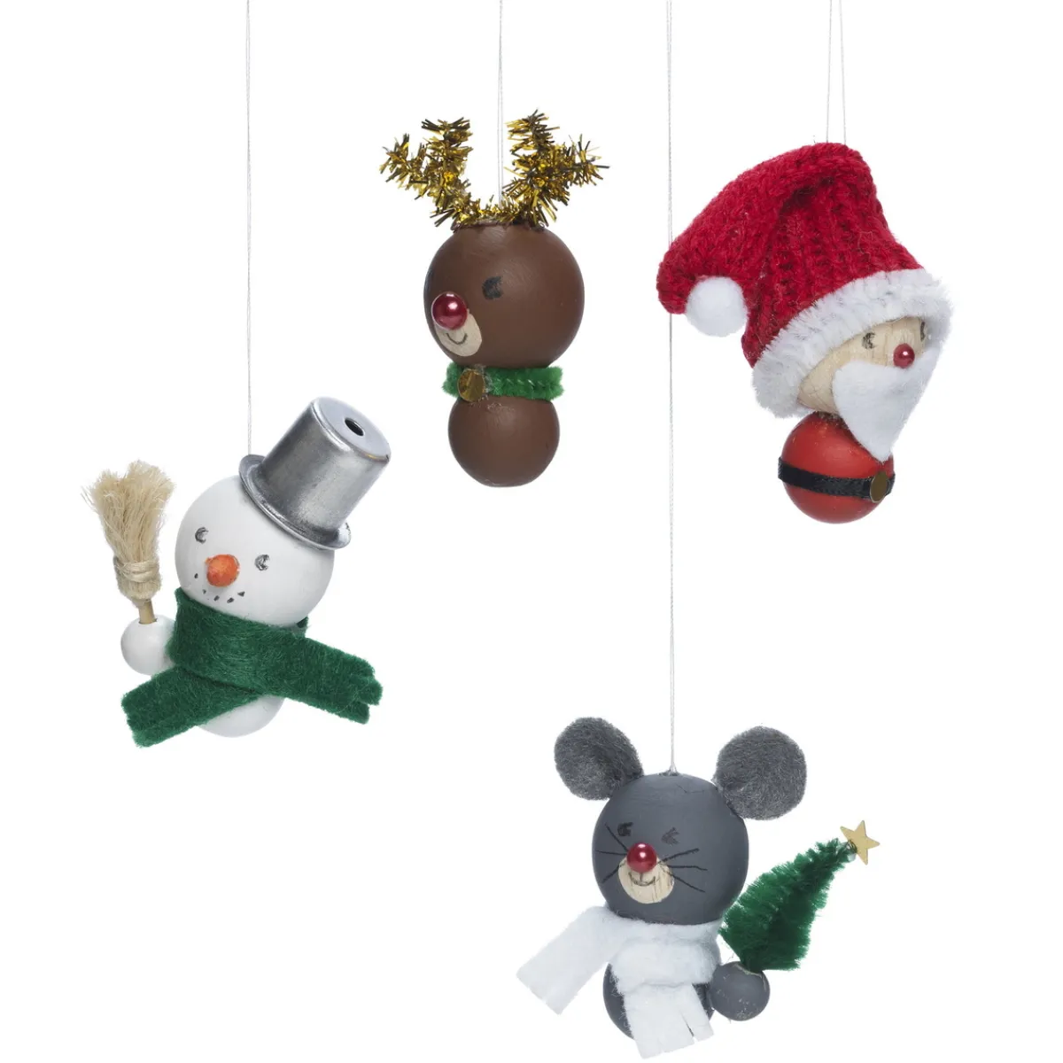 Panduro Hobby DIY-kit Holiday Cheer Chums – 4 kompisar som vill fira jul med dig!