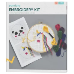 Panduro Hobby DIY-kit Mitt första broderi – att brodera är kul för alla åldrar! | Barn Året Om