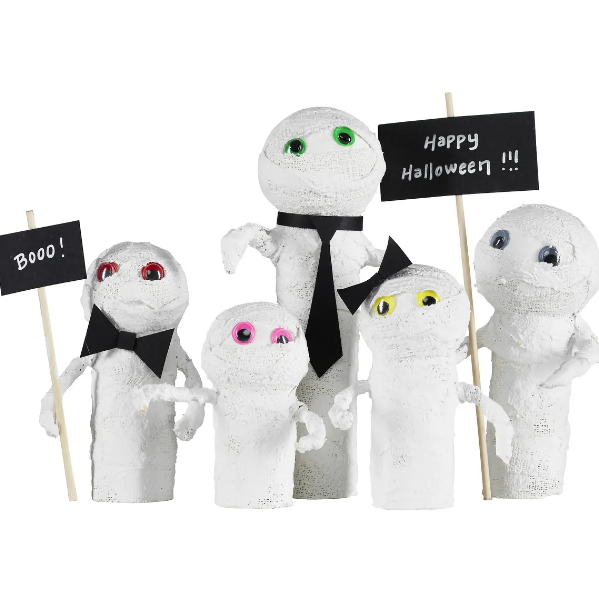 Barn Panduro Hobby DIY-kit Mumiefamiljen, ett fasansfullt roligt halloween-pyssel