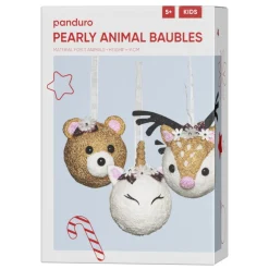 Panduro Hobby DIY-kit Pearly Animal Baubles | Barn Jul