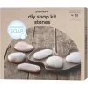 Panduro Hobby DIY-kit skapa stenliknande tvålar – 1 kg tvålmassa, 3 tvålfärger, gjutform och tvåldoft | Materialsatser Tvål