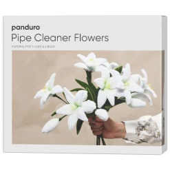 Panduro Hobby DIY-kit Skapa 7 vackra liljor & 6 liljeknoppar av piprensare | Materialsatser