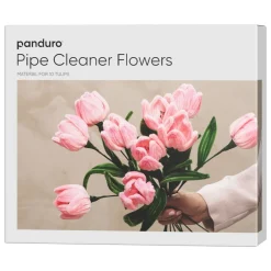 Panduro Hobby DIY-kit Skapa 10 vackra tulpaner av piprensare