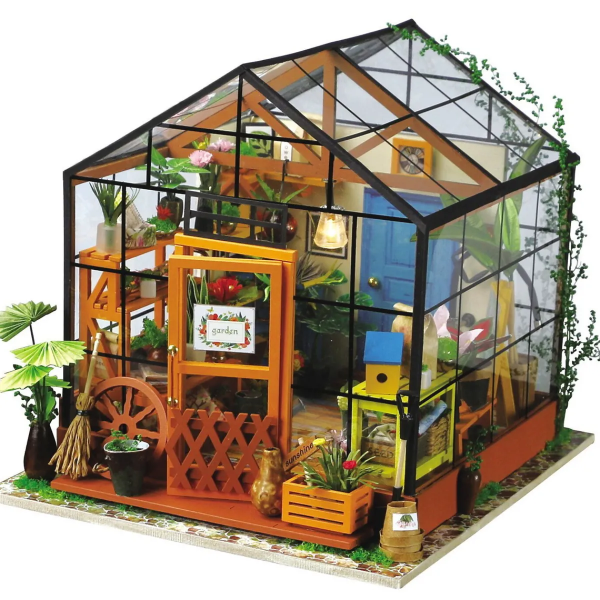 Robotime DIY Mini Cathy's Greenhouse | Grundsatser