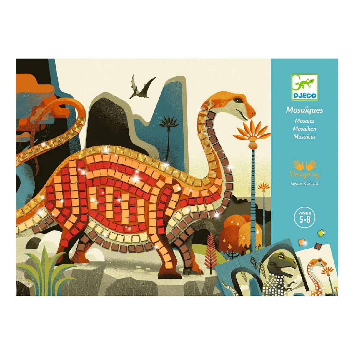 Barn Djeco mosaic dinosaurs