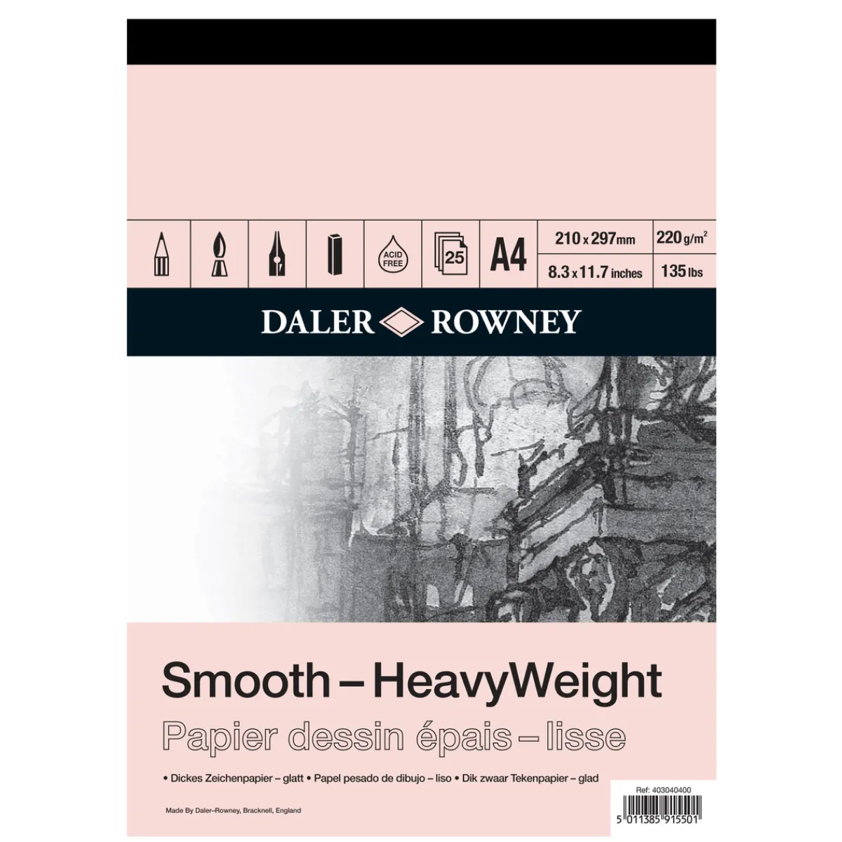 Daler-Rowney DR Ritblock Heavy Weight A4