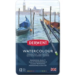 Derwent DW Akvarellpennor set 12 st | Färgpennor
