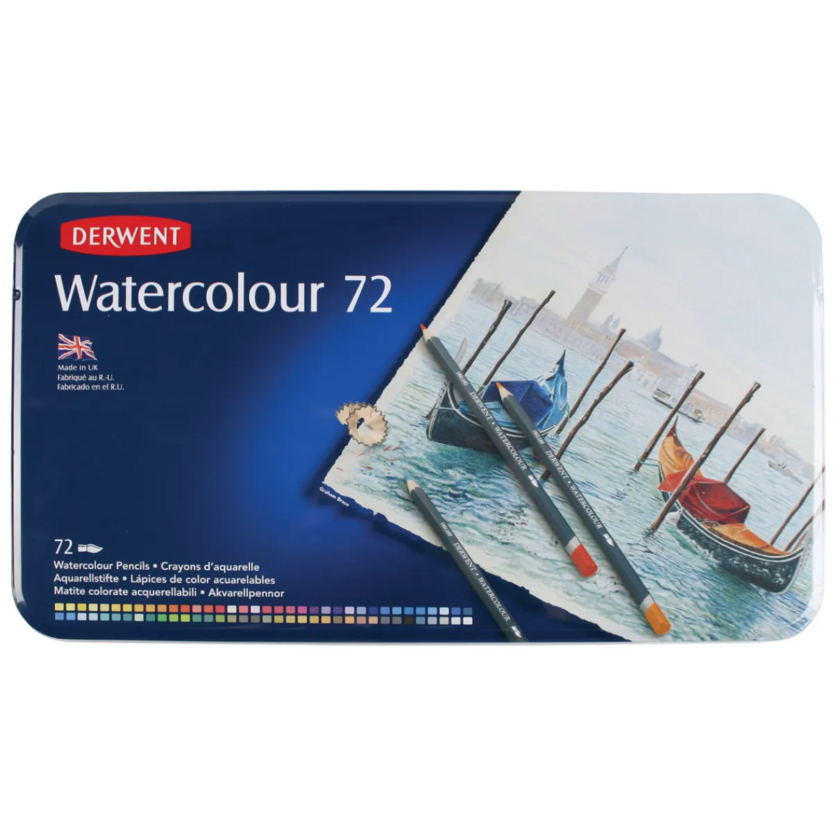 Derwent DW Akvarellpennor set 72 st | Färgpennor