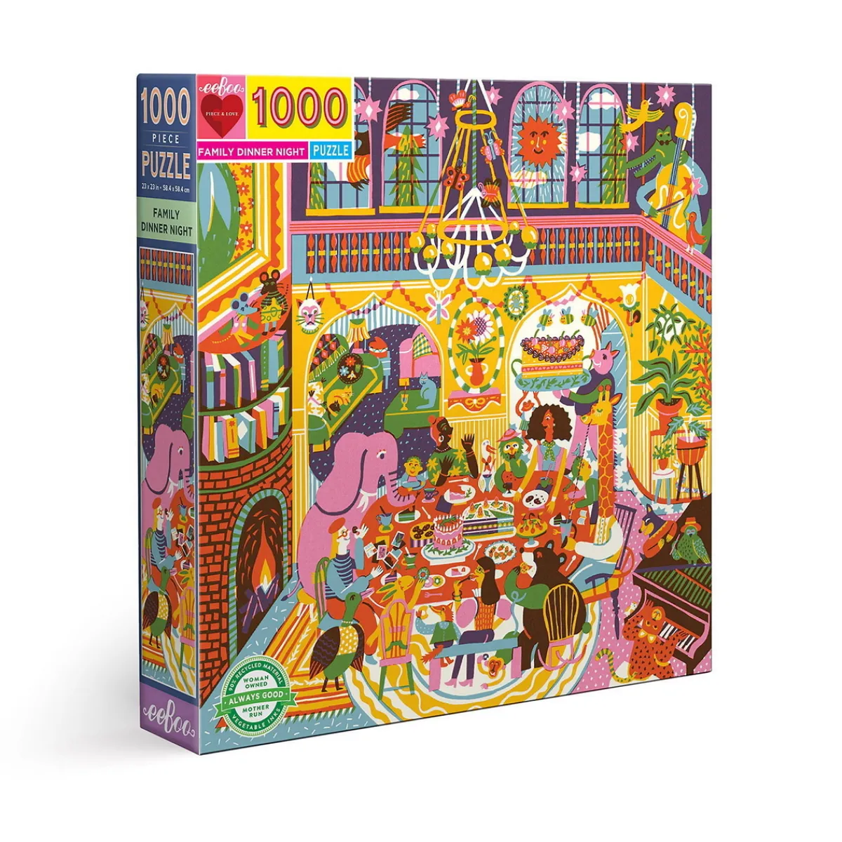 Barn Eboo pussel Family Dinner Night, 1000 bitar, 58×58 cm