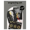 Panduro Hobby Engraving art Enchanting Gold – scratch art med 3 st. A4-ark, guldiga motiv