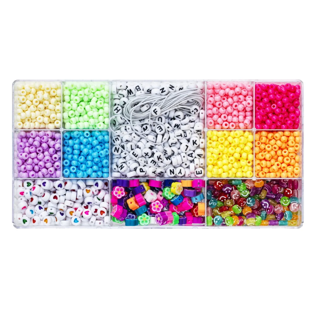 Barn Panduro Hobby En vild pärlmix med hela 2780 roliga pärlor, blompärlor och bokstavspärlor!