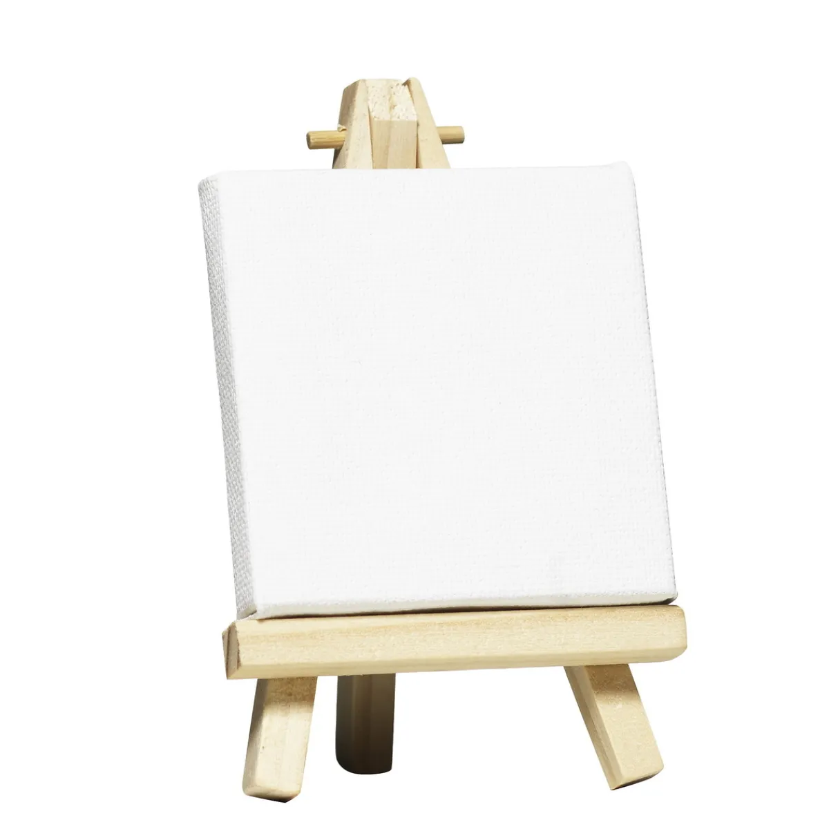 Panduro Hobby Ett mini-staffli av trä med en 7×7 cm stor målarduk! | Barn Målarset