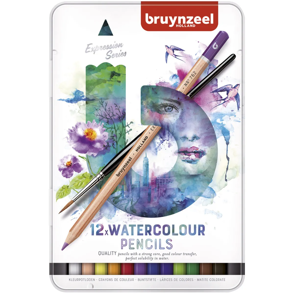 Bruynzeel Expression Aquarel pens 12st