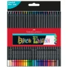 Faber-Castell Black Edition vaxbaserade färgpennor 24-pack | Färgpennor