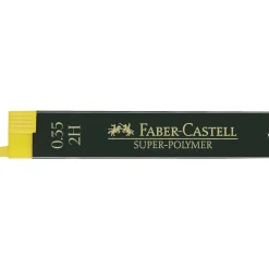 Faber-Castell blyertsstift refill – 0,35 mm 2H. Innehåller 12 stift. | Tillbehör & Refill