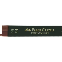 Faber-Castell blyertsstift refill – 0,5 mm 3H. Innehåller 12 stift.