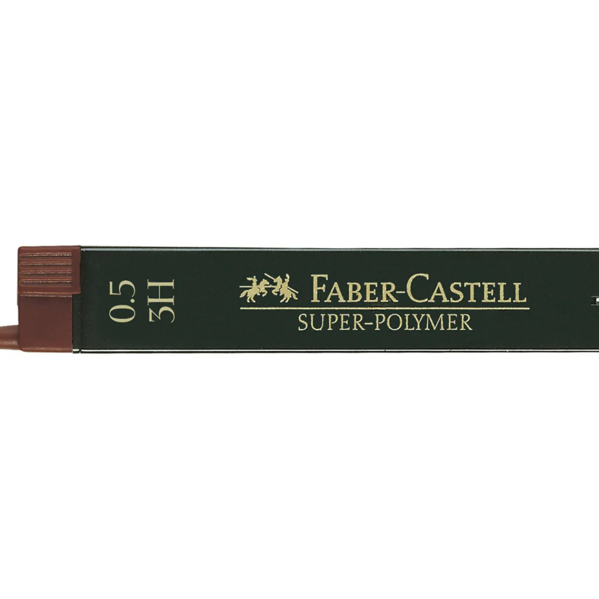 Faber-Castell blyertsstift refill – 0,5 mm 3H. Innehåller 12 stift.