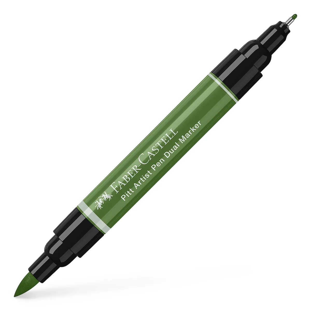 Faber-Castell PITT Artist Pen Dual Marker – Permanent green olive 167